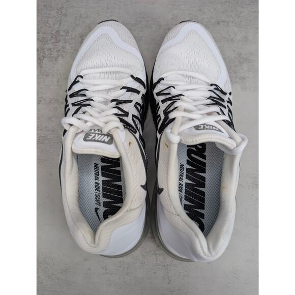 Nike Air Max Mens Running Shoes 8.5 Black White Sneakers White Black CD7625-100 - Picture 7 of 9